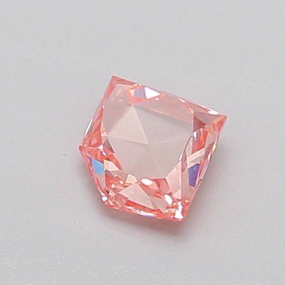 Pentagonal Fancy Intense Pink Lab-grown Diamond 0.39ct VS1 loose diamond