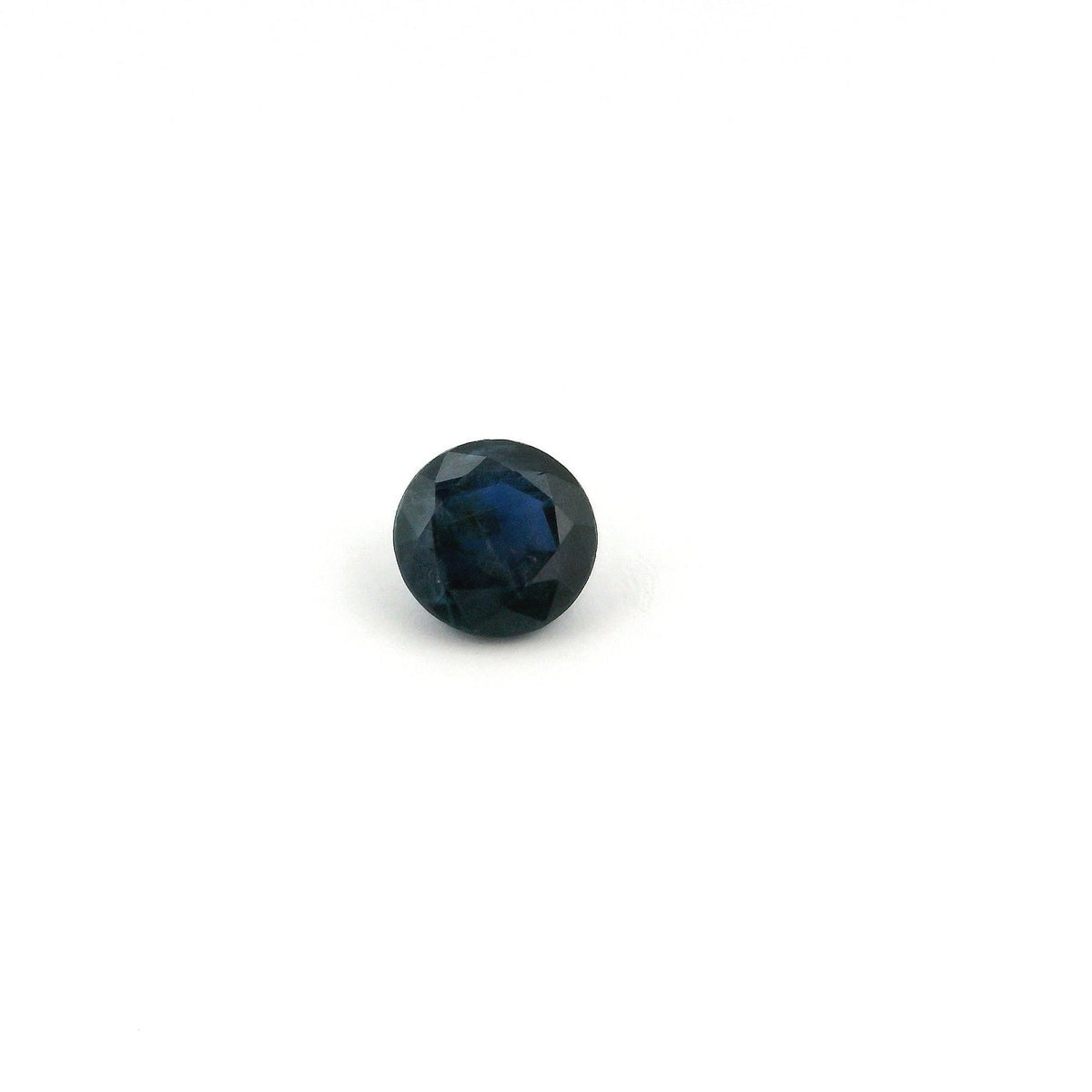 Round Blue Sapphire 0.53ct loose gemstone