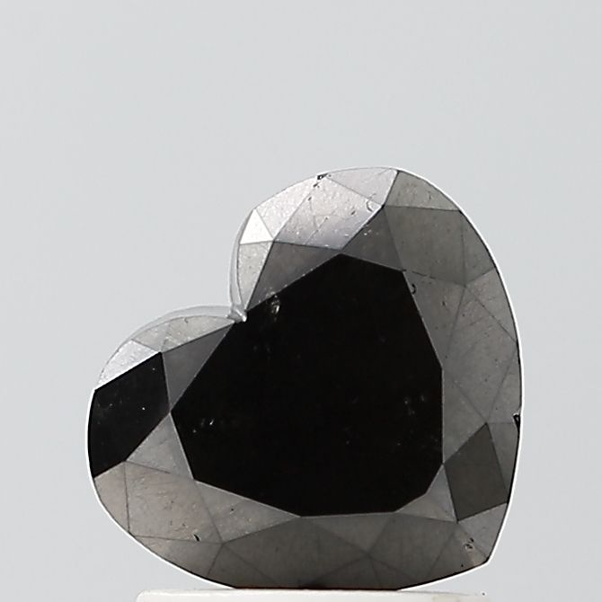 Heart Black Natural Diamond 2.08ct VVS2 loose diamond