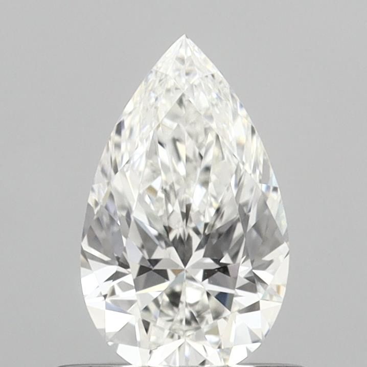 Pear Natural Diamond 0.60ct F VVS2