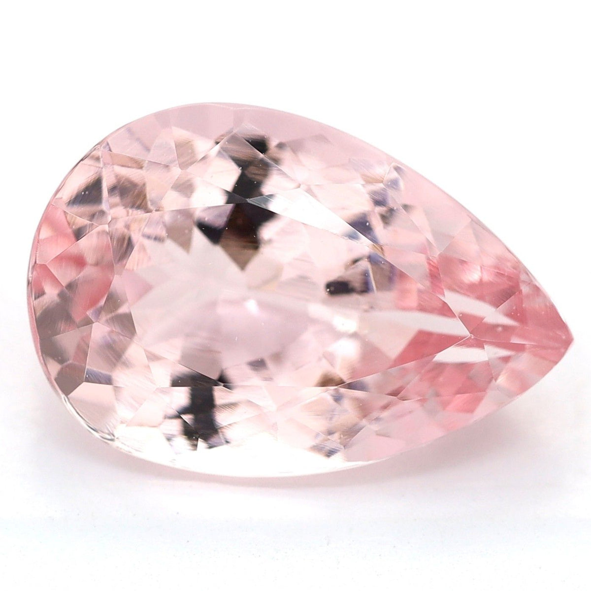 Pear Pink Morganite 3.61ct loose gemstone