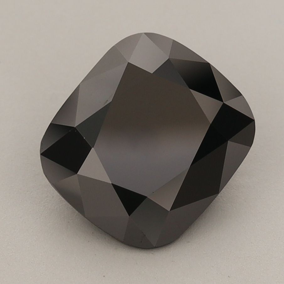 Cushion Fancy Black Lab-grown Diamond 2.51ct loose diamond