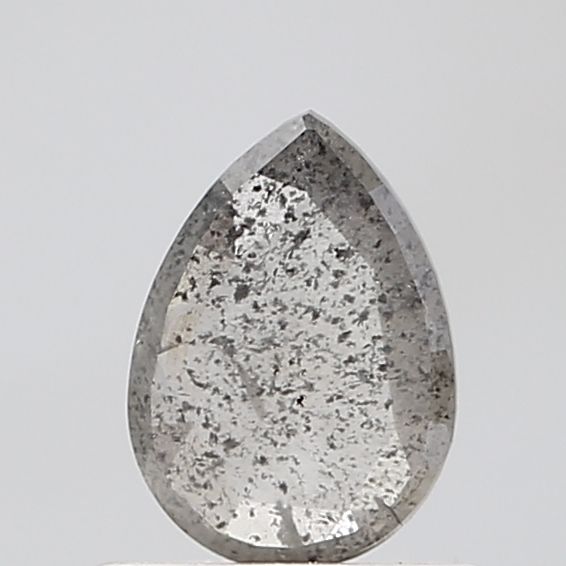 Pear Salt And Pepper Natural Diamond 0.57ct VVS2 loose diamond