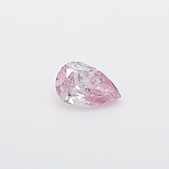Pear Fancy Intense Purplish Pink Natural Diamond 0.08ct loose diamond