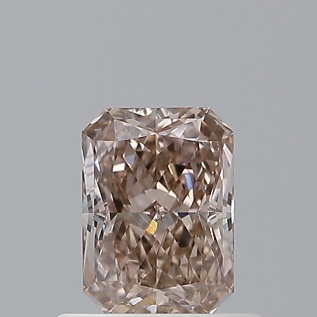 Radiant Fancy Dark Pinkish Brown Natural Diamond 0.62ct VS2 loose diamond