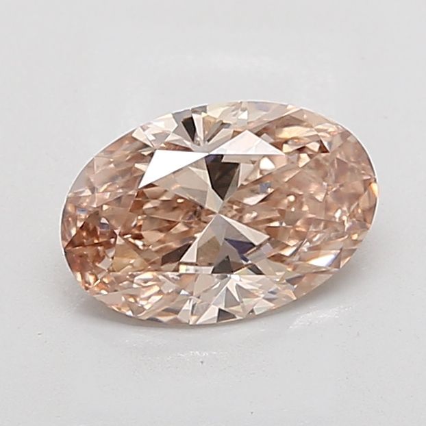 Oval Fancy Light Brown Lab-grown Diamond 2.05ct VVS2 loose diamond