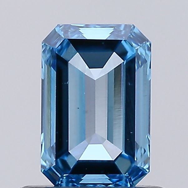Emerald Fancy Vivid Blue Lab-grown Diamond 0.65ct VS1 loose diamond