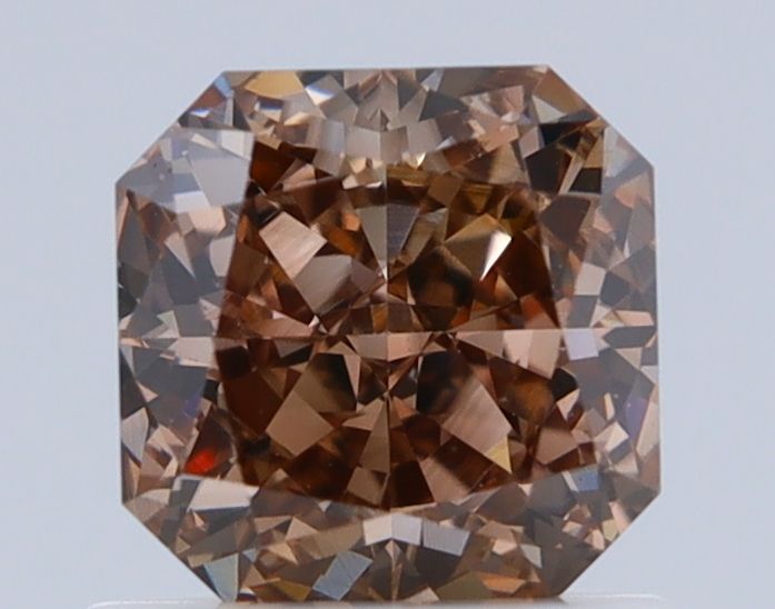 Square Fancy Dark Orange Brown Natural Diamond 1.02ct VS2 loose diamond