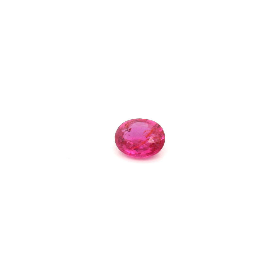 Oval Red Ruby 0.35ct loose gemstone