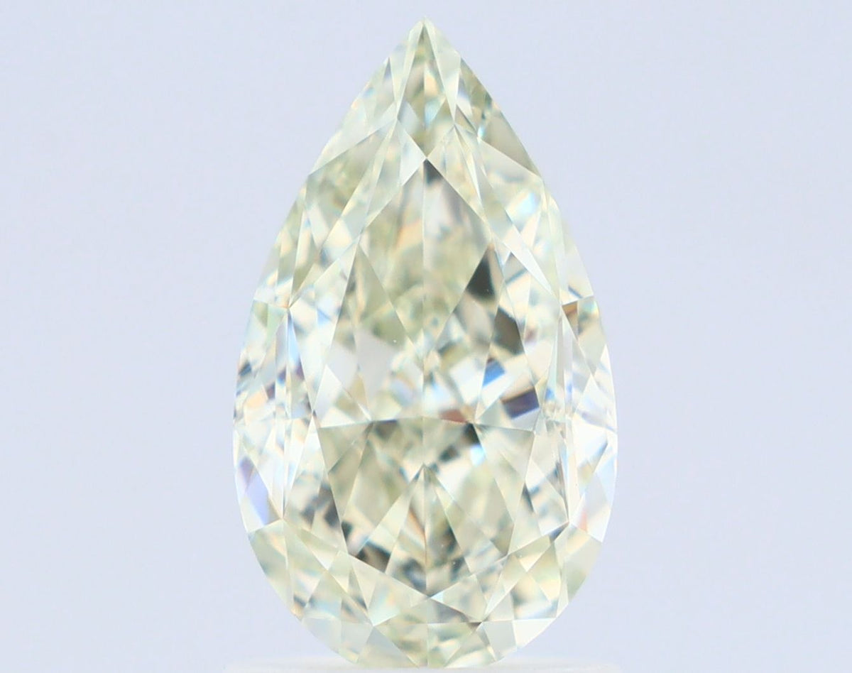 Pear Fancy Light Green Natural Diamond 1.71ct VS1 loose diamond