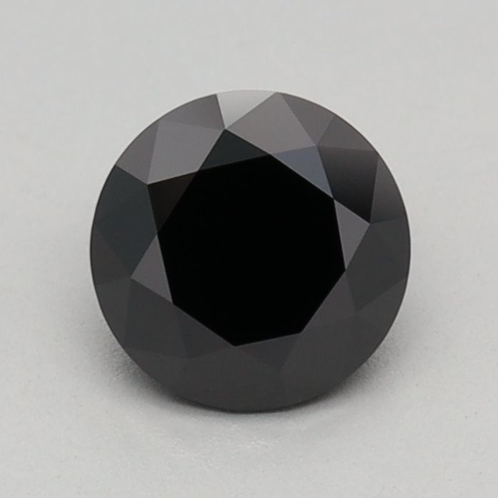 Round Fancy Black Lab-grown Diamond 0.6ct loose diamond