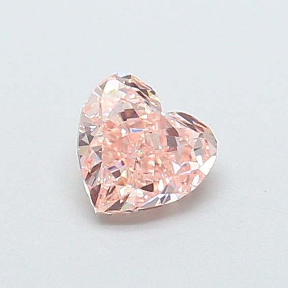 Heart Fancy Pinkish Brown Lab-grown Diamond 0.7ct VVS2 loose diamond