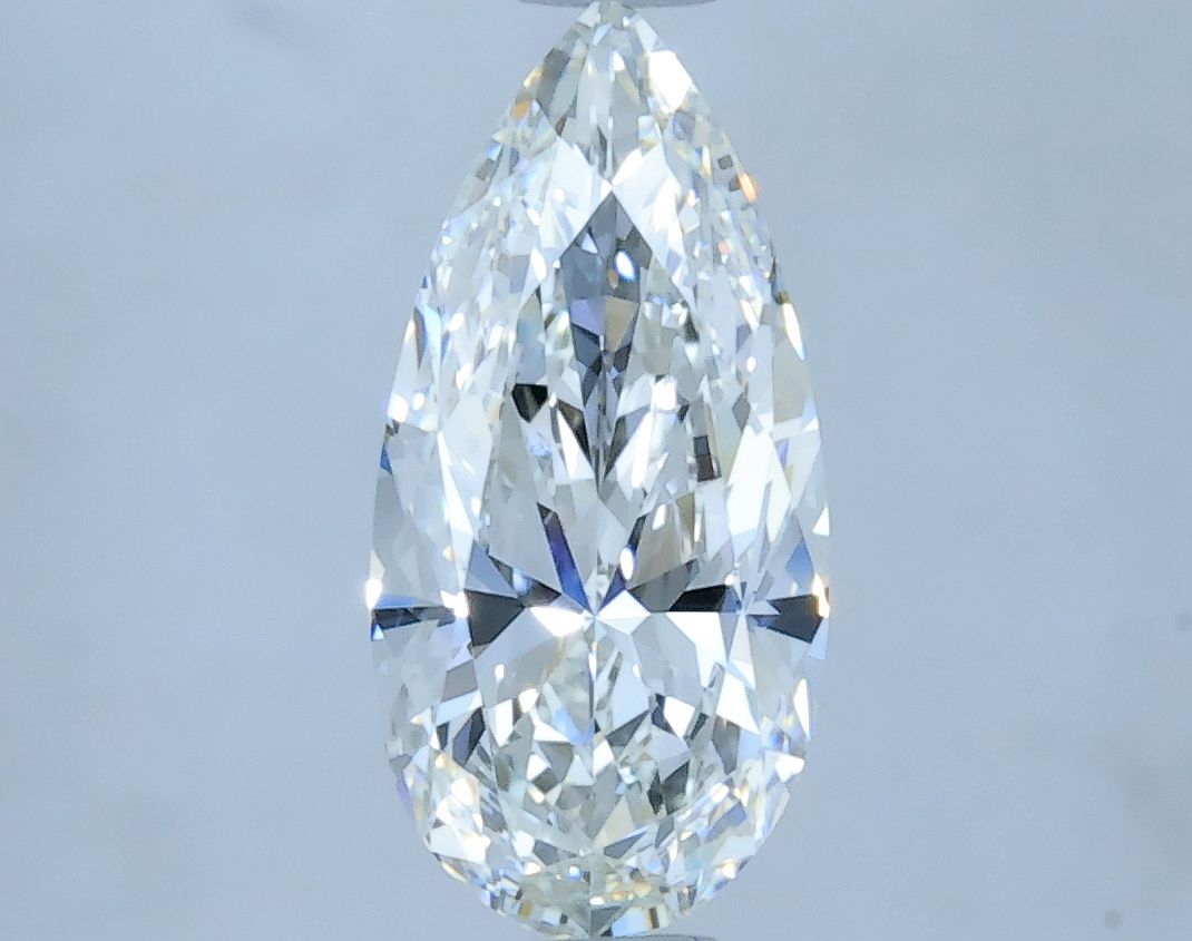 Pear Natural Diamond 0.81ct I VVS1