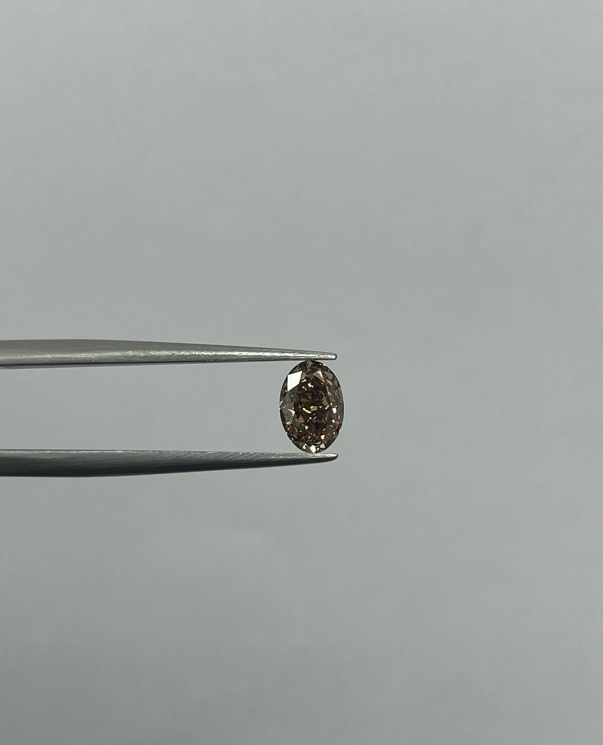 Oval Fancy Deep Brownish Yellowish Orange Natural Diamond 1.01ct VS2 loose diamond