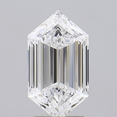 Hexagonal Lab-Grown Diamond 2.24ct D VVS1