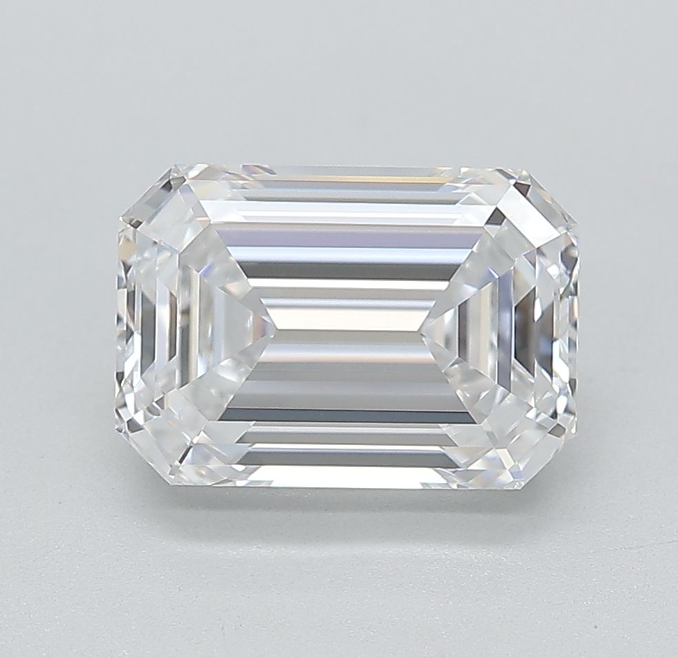 Emerald Lab-Grown Diamond 3.12ct D IF