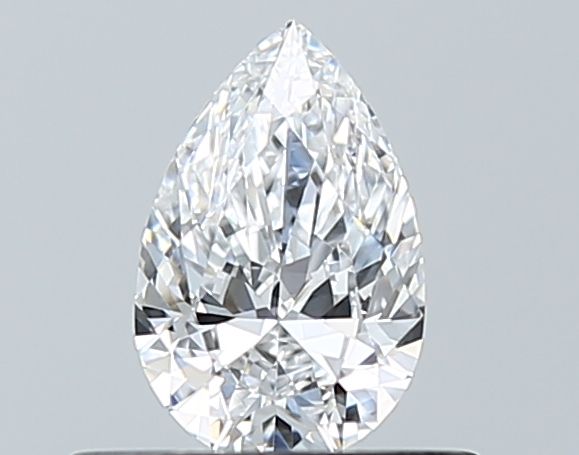 Pear Natural Diamond 0.40ct D VVS1