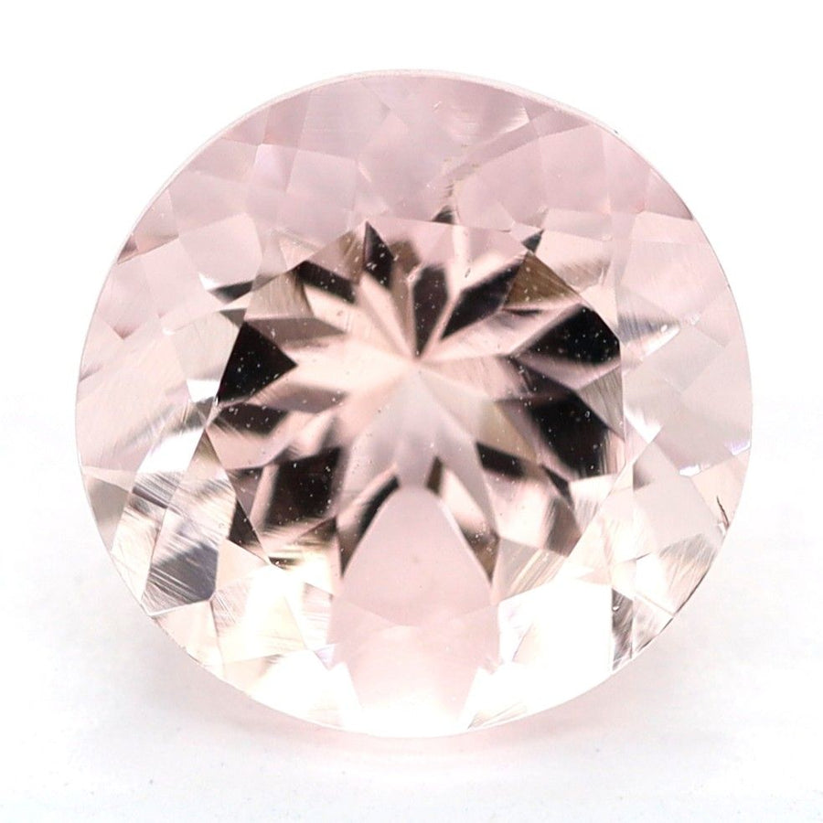 Round Pink Morganite 1.88ct loose gemstone