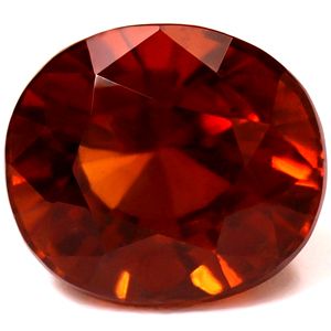Oval Orange Garnet 6ct loose gemstone
