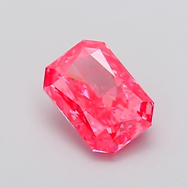 Radiant Fancy Vivid Pink Lab-grown Diamond 1.5ct VVS2 loose diamond