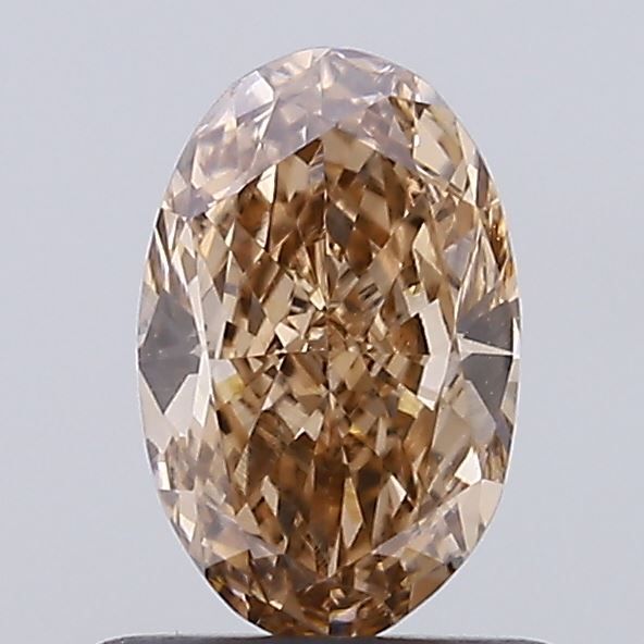 Oval Fancy Brown Lab-grown Diamond 0.82ct VS1 loose diamond