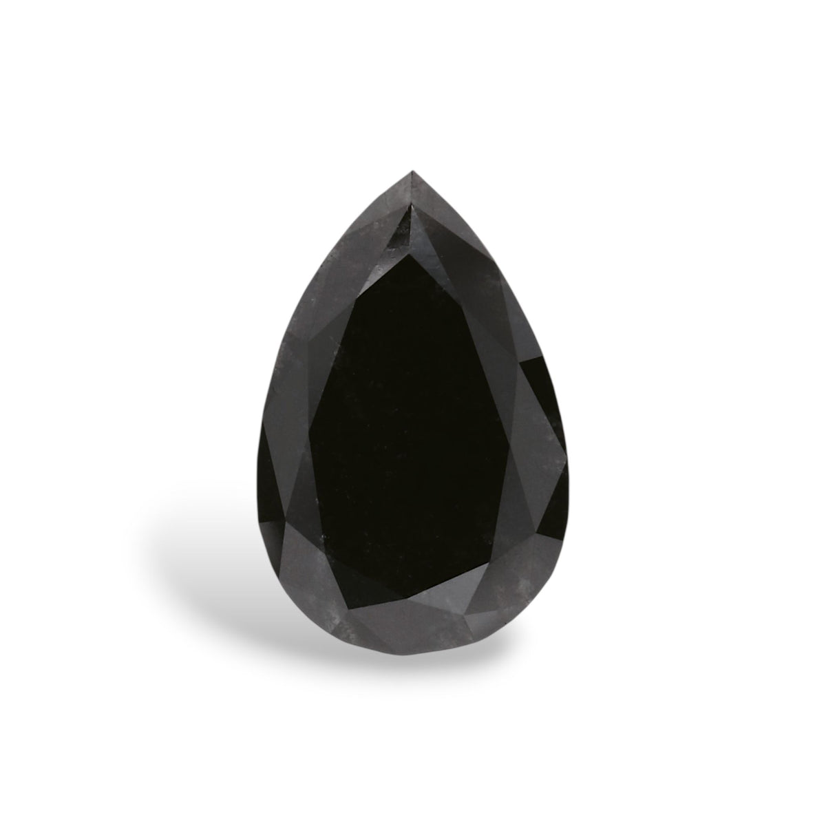 Pear Fancy Black Natural Diamond 1.46ct VVS2 loose diamond