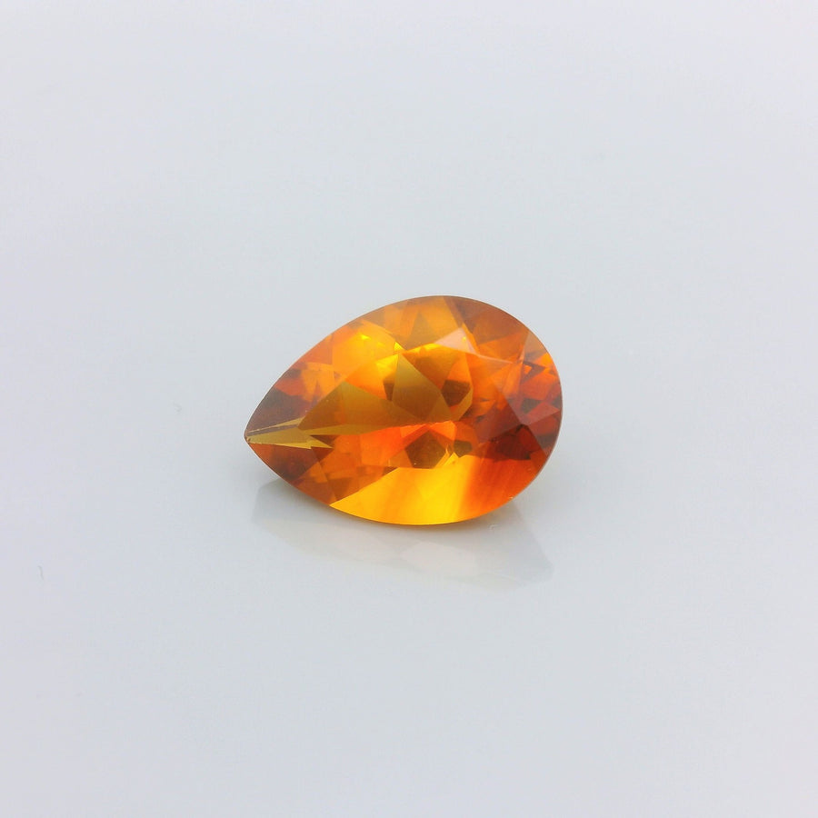 Pear Yellow Citrine 3.59ct loose gemstone