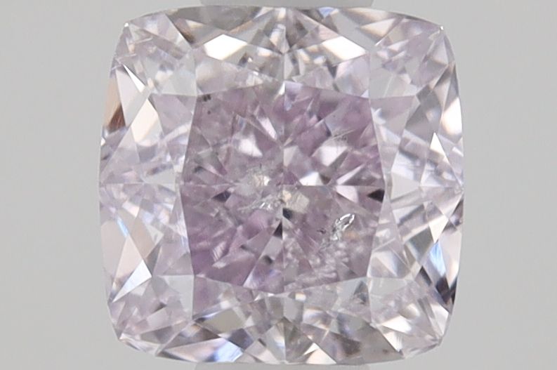 Cushion Fancy Pink Purple Natural Diamond 0.51ct I1 loose diamond