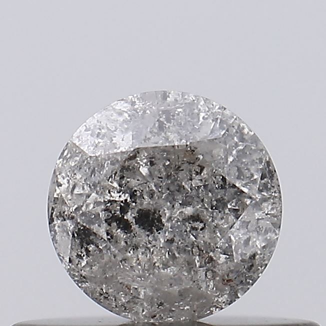 Round Salt And Pepper Natural Diamond 0.33ct I3 loose diamond