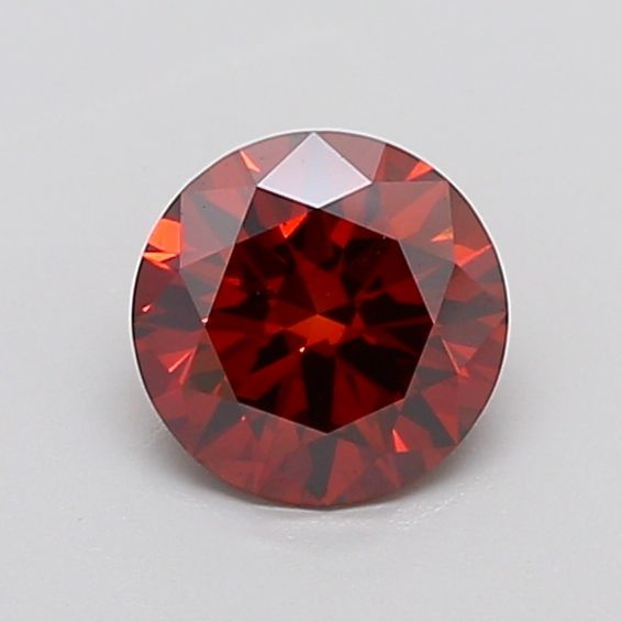 Round Fancy Deep Orange Lab-grown Diamond 1.36ct VS2 loose diamond