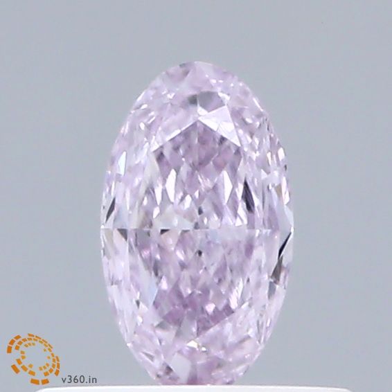 Oval Fancy Light Pinkish Purple Natural Diamond 0.25ct VS2 loose diamond