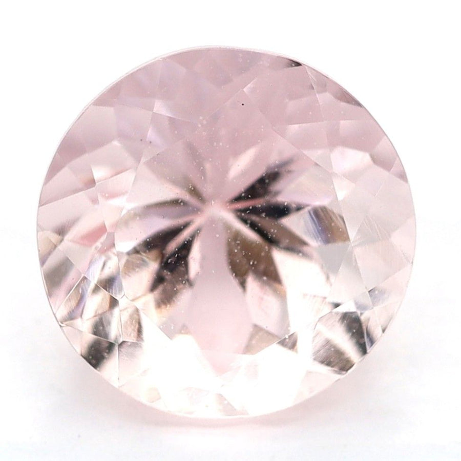 Round Pink Morganite 1.94ct loose gemstone