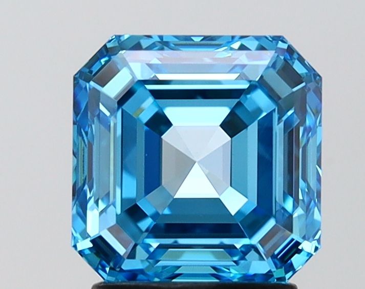 Square Emerald Fancy Vivid Blue Lab-grown Diamond 2.33ct VS1 loose diamond