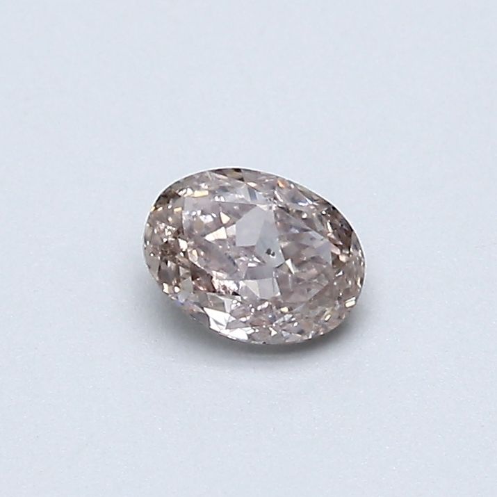 Oval Fancy Pinkish Brown Natural Diamond 0.29ct SI1 loose diamond