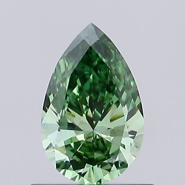 Pear Fancy Vivid Green Lab-grown Diamond 0.26ct VS1 loose diamond