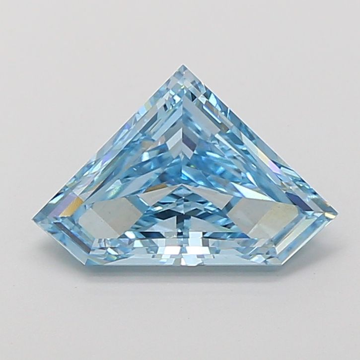 Pentagonal Fancy Vivid Blue Lab-grown Diamond 2.51ct VS1 loose diamond