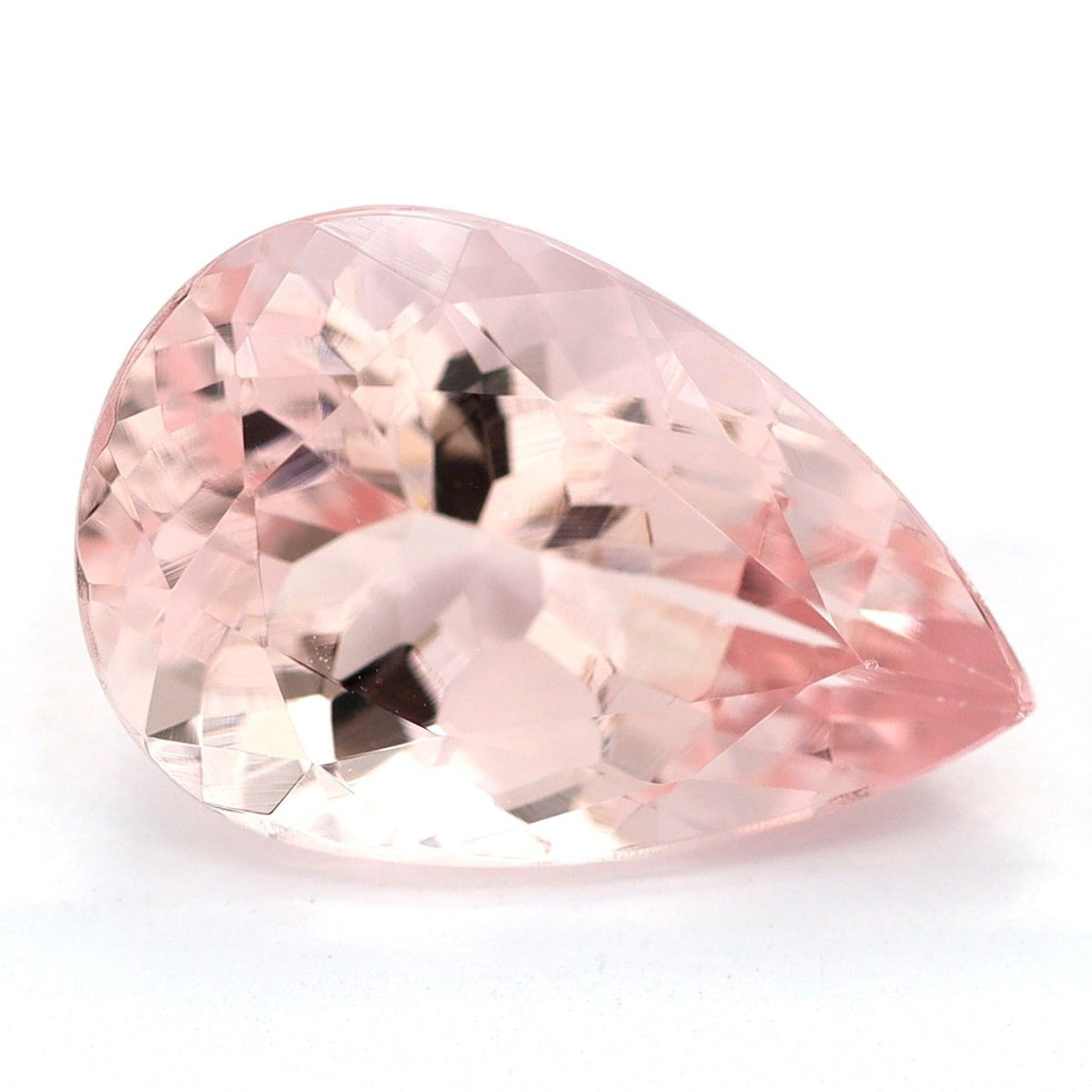 Pear Pink Morganite 2.71ct loose gemstone