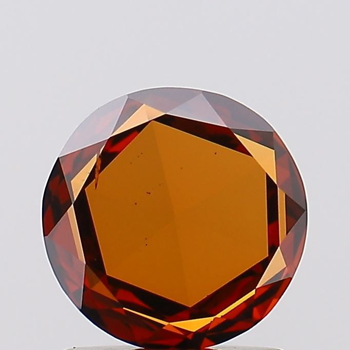Rose Fancy Vivid Orangey Red Lab-grown Diamond 1.11ct SI1 loose diamond