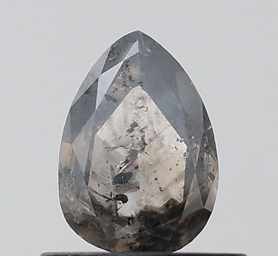 Pear Salt And Pepper Natural Diamond 0.48ct VVS2 loose diamond