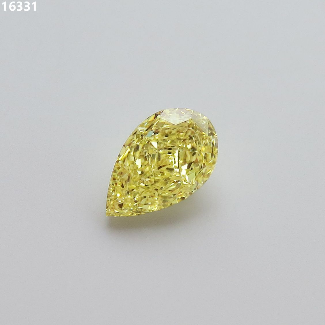 Pear Fancy Yellow Natural Diamond 1.05ct IF loose diamond