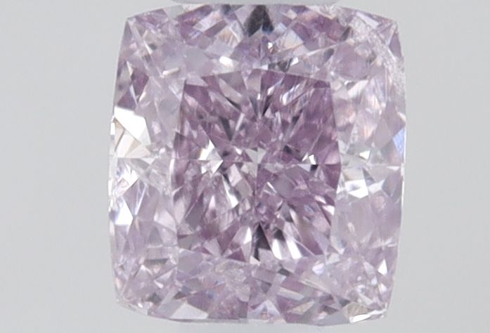 Cushion Fancy Pink Purple Natural Diamond 0.13ct loose diamond