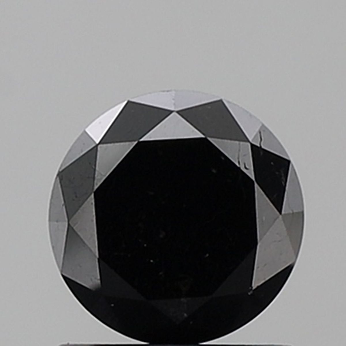 Round Black Natural Diamond 1.22ct VS1 loose diamond