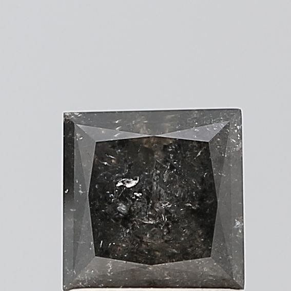 Princess Salt And Pepper Natural Diamond 0.91ct VVS2 loose diamond