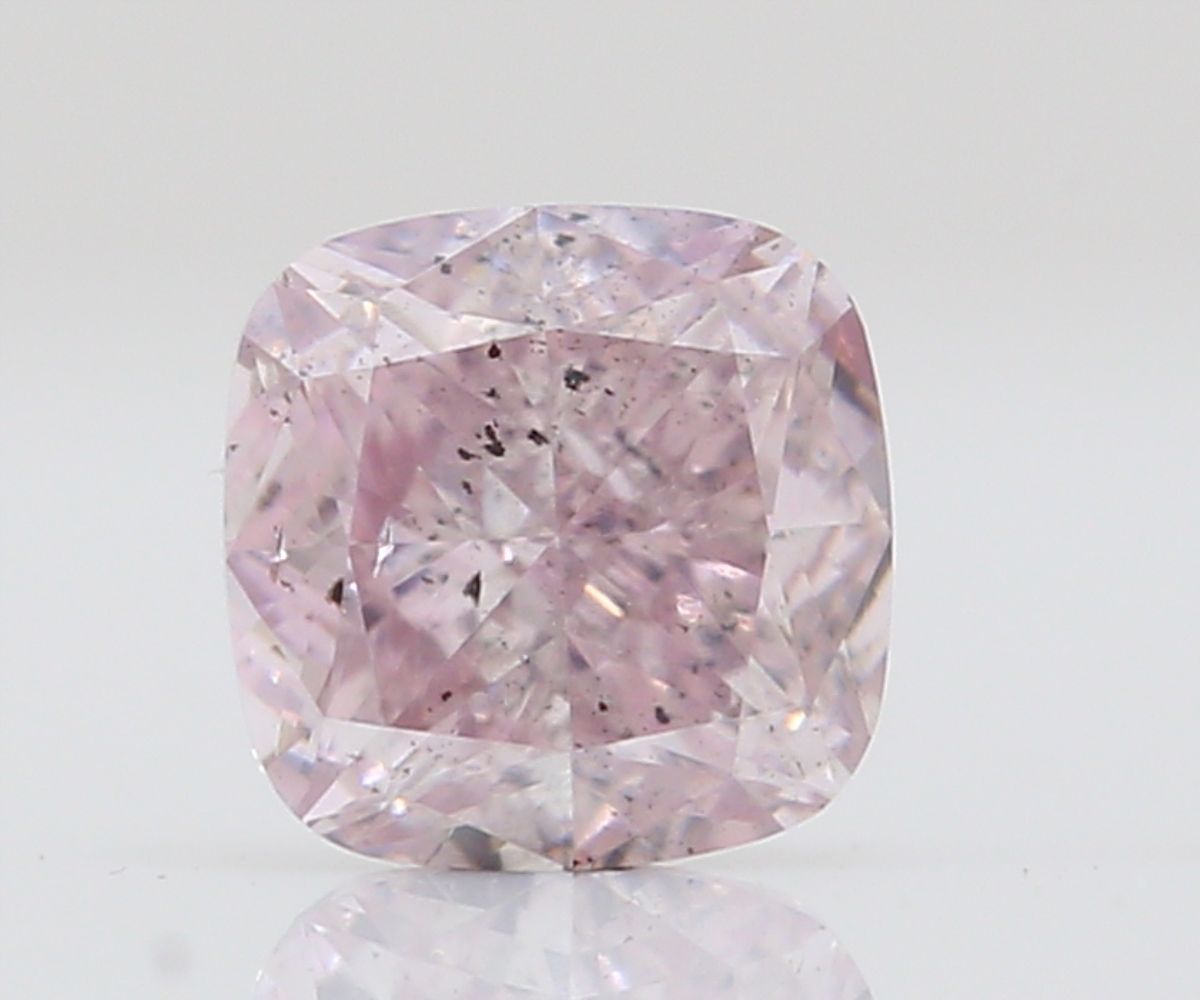 Cushion Fancy Light Pink Natural Diamond 0.26ct SI2 loose diamond