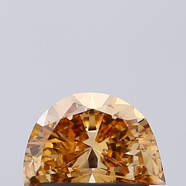 Half Moon Fancy Brown Lab-grown Diamond 0.65ct VS1 loose diamond