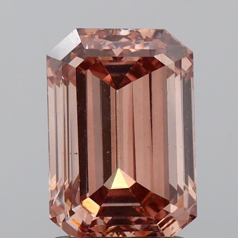 Emerald Fancy Brown Lab-grown Diamond 1.89ct VS2 loose diamond