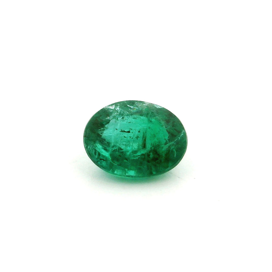 Oval Green Emerald 0.54ct loose gemstone