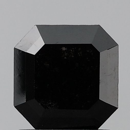 Square Emerald Black Natural Diamond 1.31ct VVS2 loose diamond