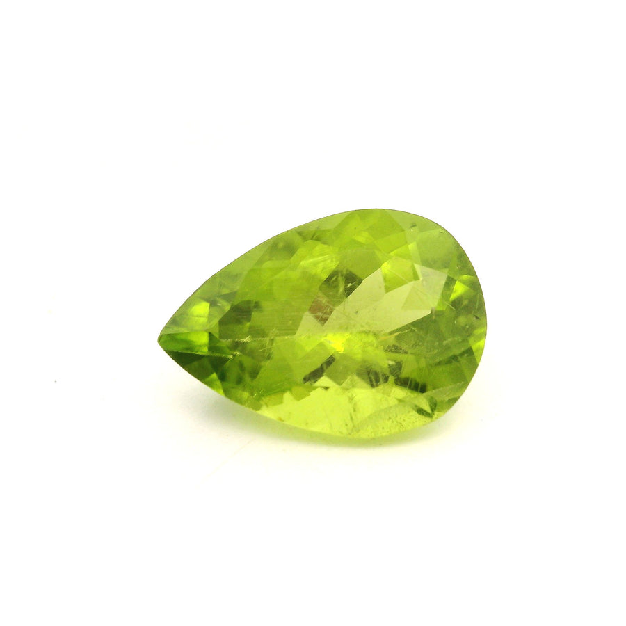 Pear Green Peridot 5.81ct loose gemstone