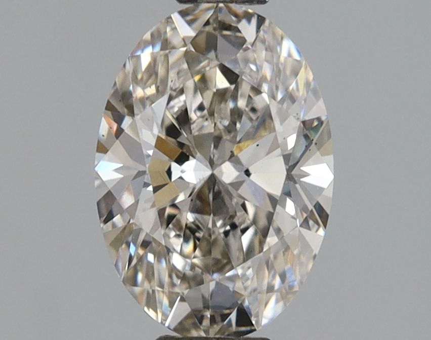 Oval Fancy Light Gray Lab-grown Diamond 1.03ct SI1 loose diamond
